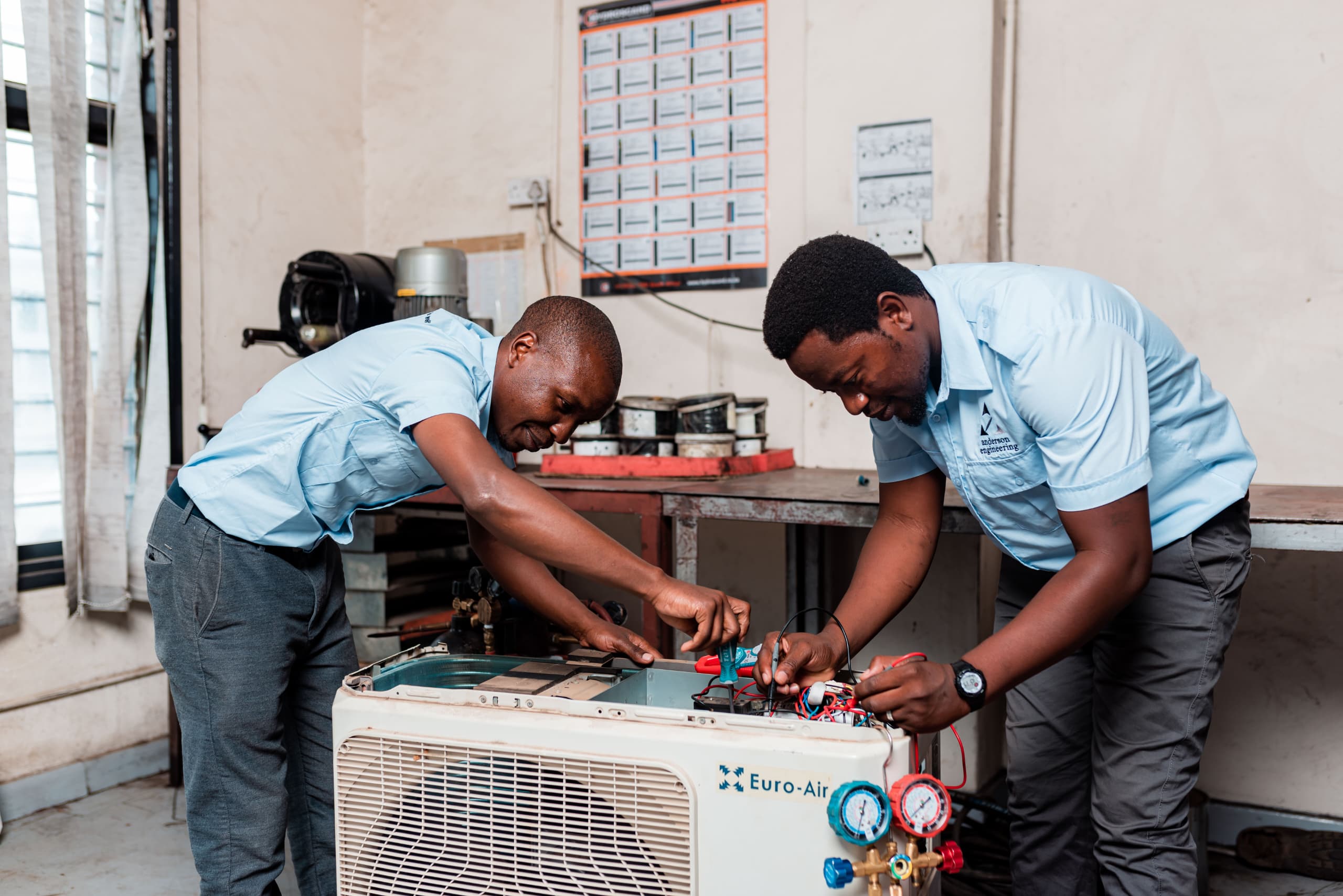 Anderson Engineering team at work